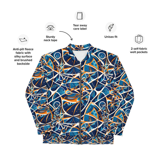 Adversarial Bomber Jacket Unisex - VisibleToHumans