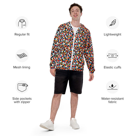 Adversarial Men’s windbreaker - VisibleToHumans