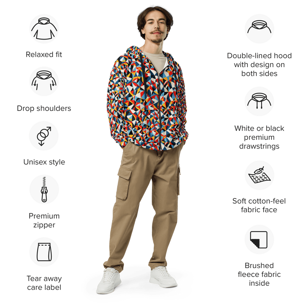 Adversarial Zip Hoodie Unisex - VisibleToHumans