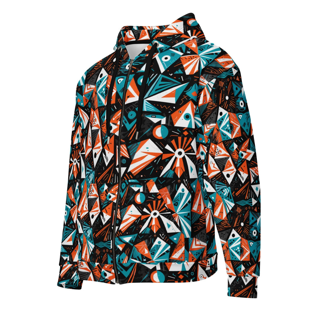 Adversarial Zip Hoodie Unisex - VisibleToHumans