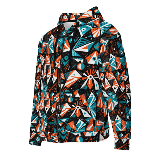 Adversarial Zip Hoodie Unisex - VisibleToHumans