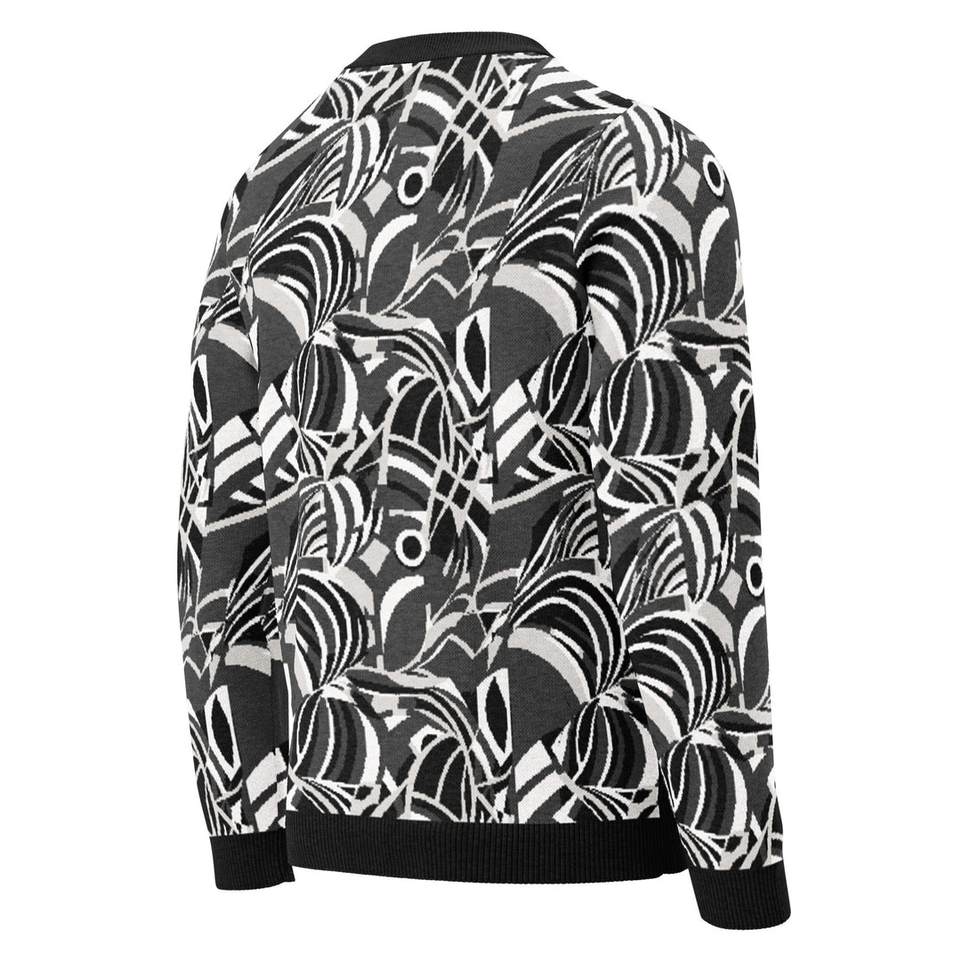 Anti AI Adversarial Knitted crew neck sweater - VisibleToHumans