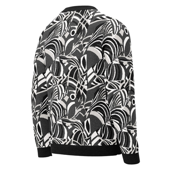 Anti AI Adversarial Knitted crew neck sweater - VisibleToHumans