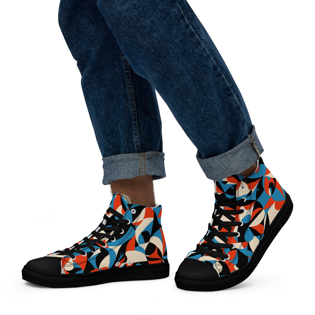 Men’s Adversarial high top canvas shoes - VisibleToHumans