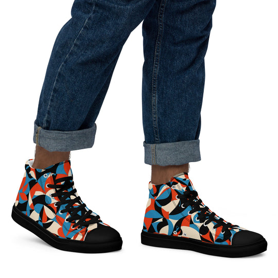 Men’s Adversarial high top canvas shoes - VisibleToHumans
